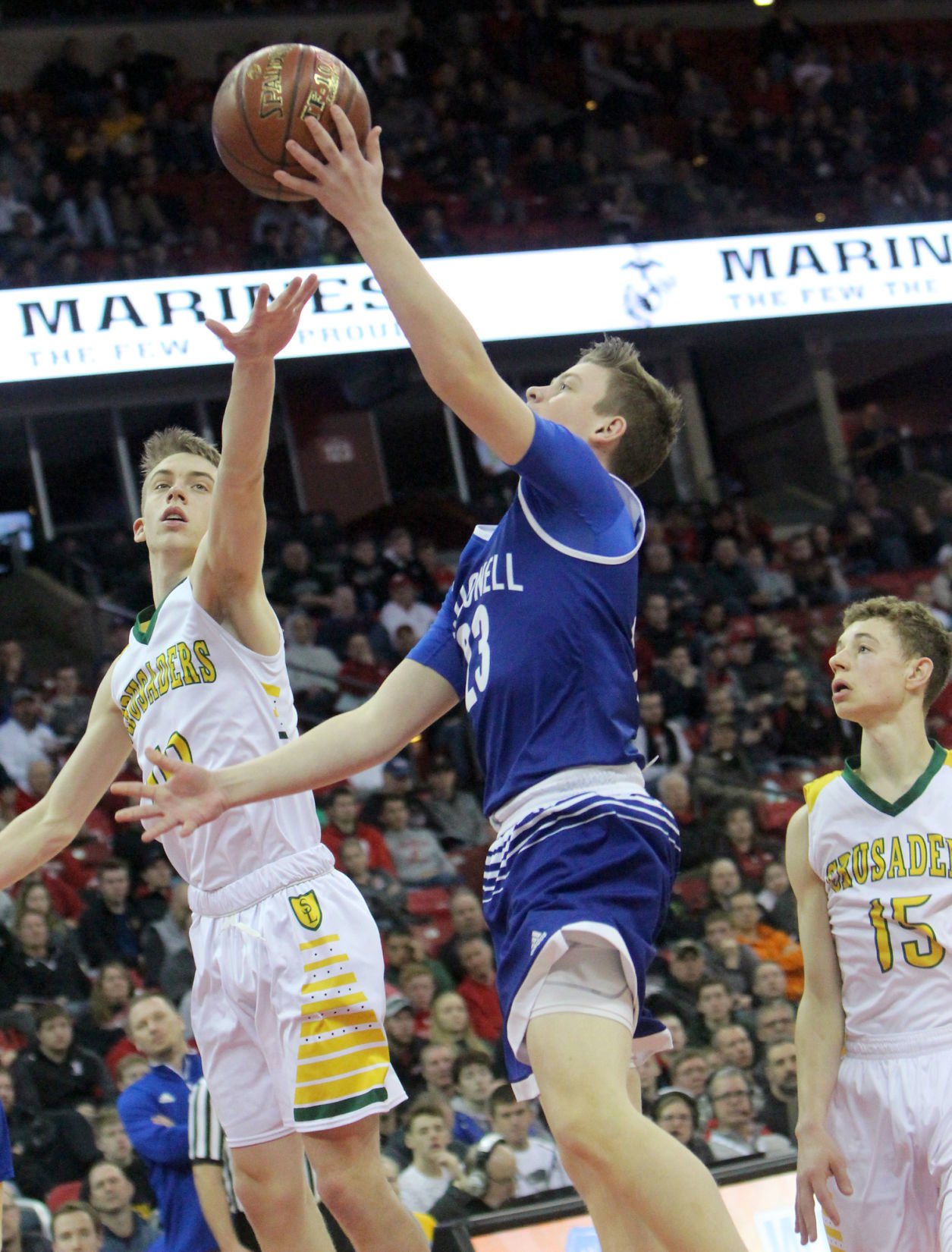 McDonell boys basketball vs Sheboygan Area Lutheran 3-15-19